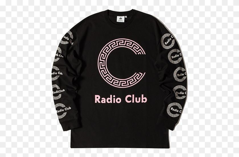 481x493 Audio Clothing Ls Radio Club Roma Snchi022620 Bl Pluspng Sweater, Sleeve, Apparel, Long Sleeve HD PNG Download