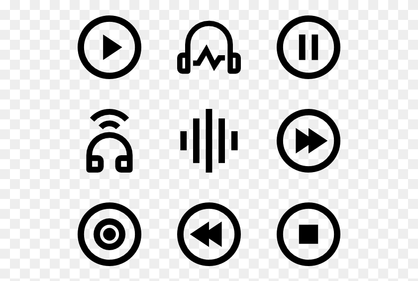 529x505 Audio Search Icon, Gray, World Of Warcraft HD PNG Download