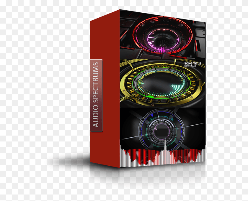 554x622 Audio Spectrum Graphic Design, Arcade Game Machine, Coil, Spiral HD PNG Download