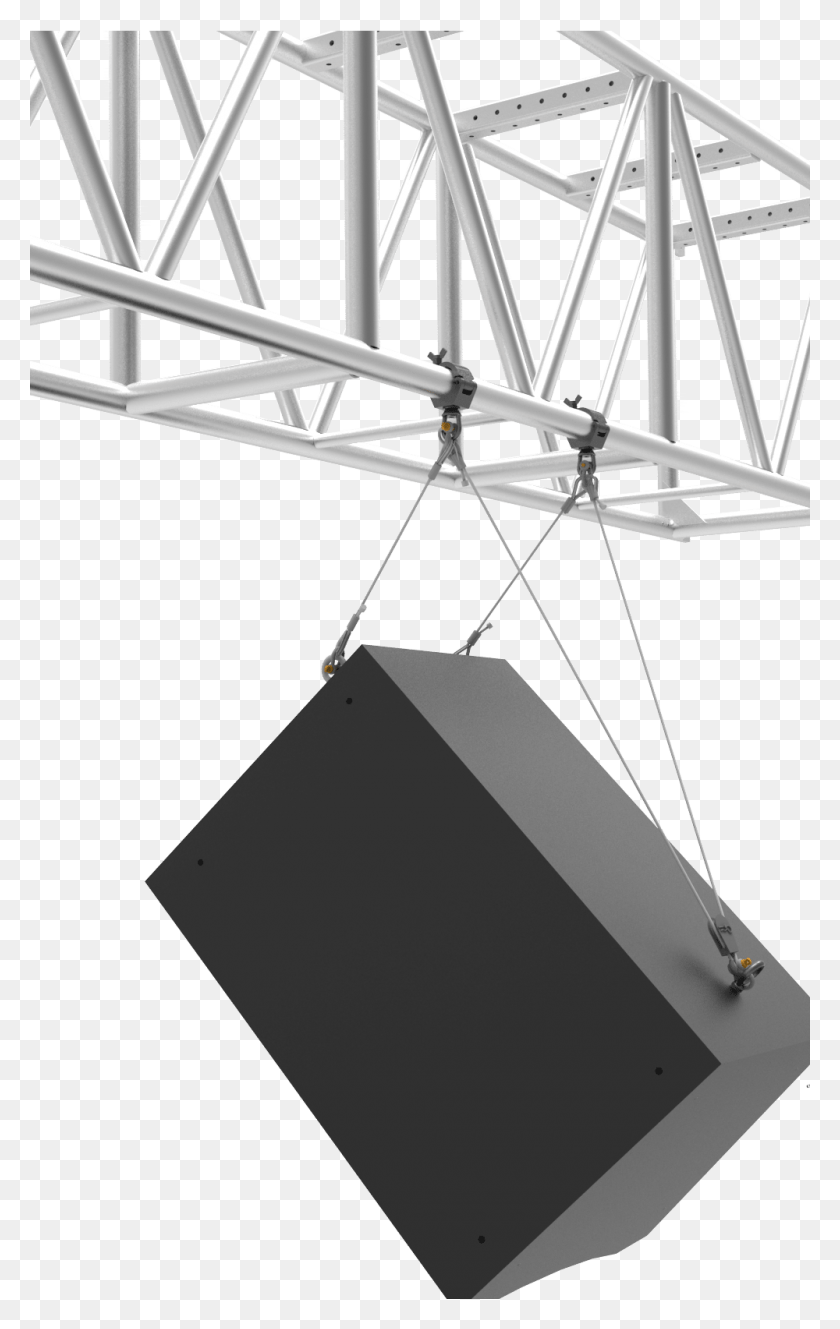 1000x1628 Audio Truss Mount Configurations And Truss Mount Components Mounting Speakers On Truss, Handrail, Banister, Building HD PNG Download