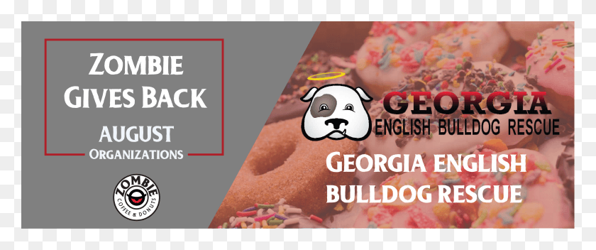 3334x1250 Aug Georgia English Bulldog Rescue Puppy, Food, Plant, Sweets HD PNG Download
