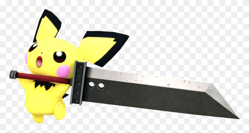 920x459 Aug Pichu With A Sword, Tool, Handsaw, Hacksaw HD PNG Download