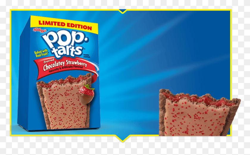 785x466 Aug Strawberries Amp Chocolate Pop Tart Without Frosting, Food, Snack, Sweets HD PNG Download