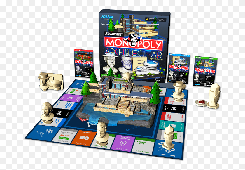 678x522 Augmented Reality Architect Monopoly Board Game Design Monopoly, Electronics, Toy, Poster HD PNG Download