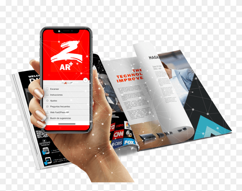 913x706 Augmented Reality Iphone, Advertisement, Poster, Flyer HD PNG Download