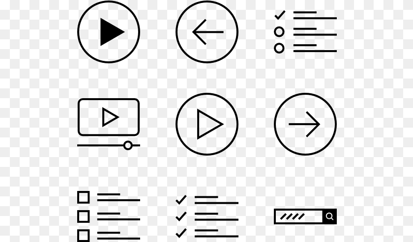 Augmented Reality Virtual Reality Icon, Gray PNG