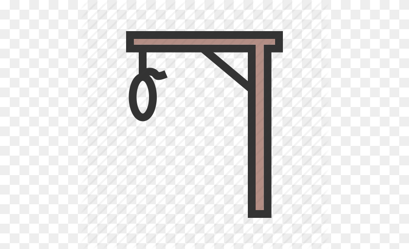512x512 Augustine Death Gallows Hanging Jail Noose Rope Icon, Arch, Architecture, Bracket Clipart PNG