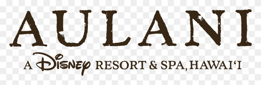 1200x332 Aulani Hawaii Resort Logo Disney, Text, Alphabet, Symbol HD PNG Download