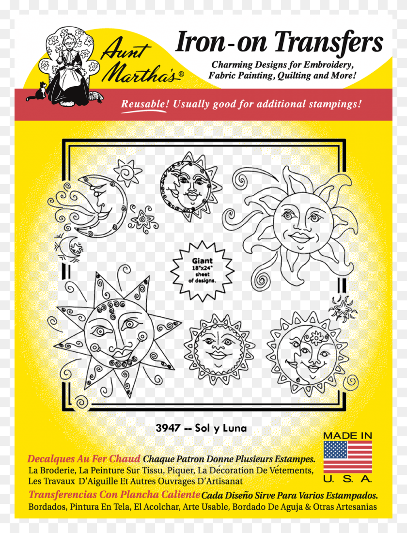 960x1280 Aunt Martha39s Embroidery Transfer Pattern Illustration, Flyer, Poster, Paper HD PNG Download