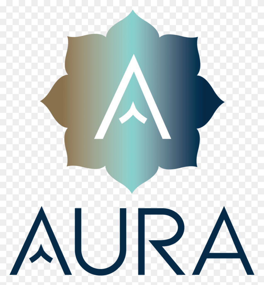 1000x1089 Aura Logo Color, Poster, Advertisement, Arrowhead HD PNG Download