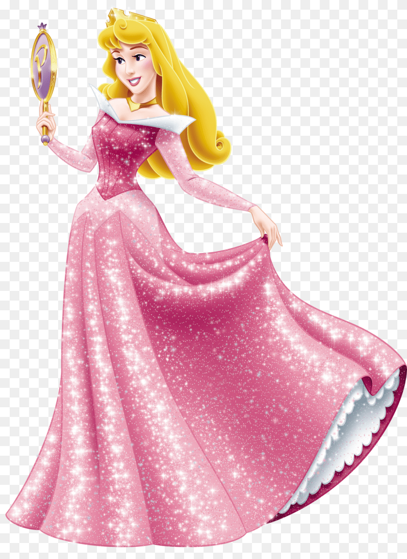 1142x1567 Aurora Disney Princess Clothing, Dress, Figurine, Toy Sticker PNG