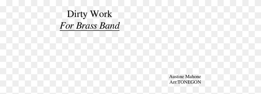 461x244 Austin Mahone Dirty Work Sheet Music For Flute Clarinet Music, Gray, World Of Warcraft HD PNG Download