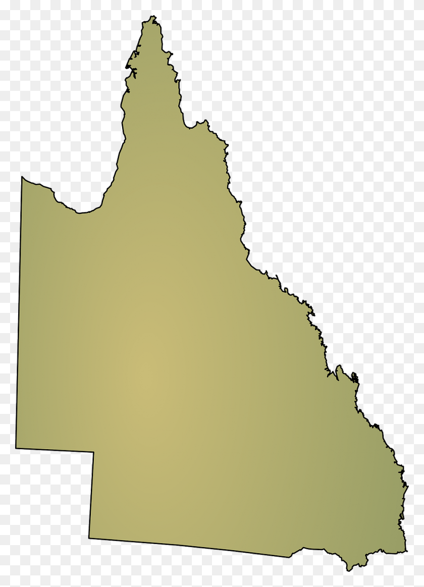 905x1280 Descargar Png Australia Mapa Del Estado De Queensland Queensland Mapa En Blanco, Tierra, Al Aire Libre, Naturaleza Hd Png