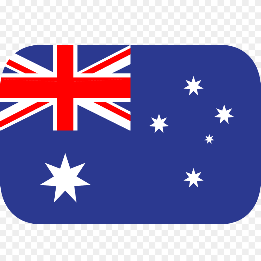 1920x1920 Australia Flag Emoji Clipart Sticker PNG