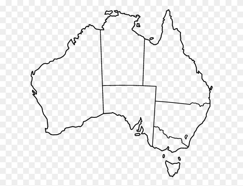 632x582 Australia States Blank Do Americans Think Of Australians, Gray, World Of Warcraft HD PNG Download