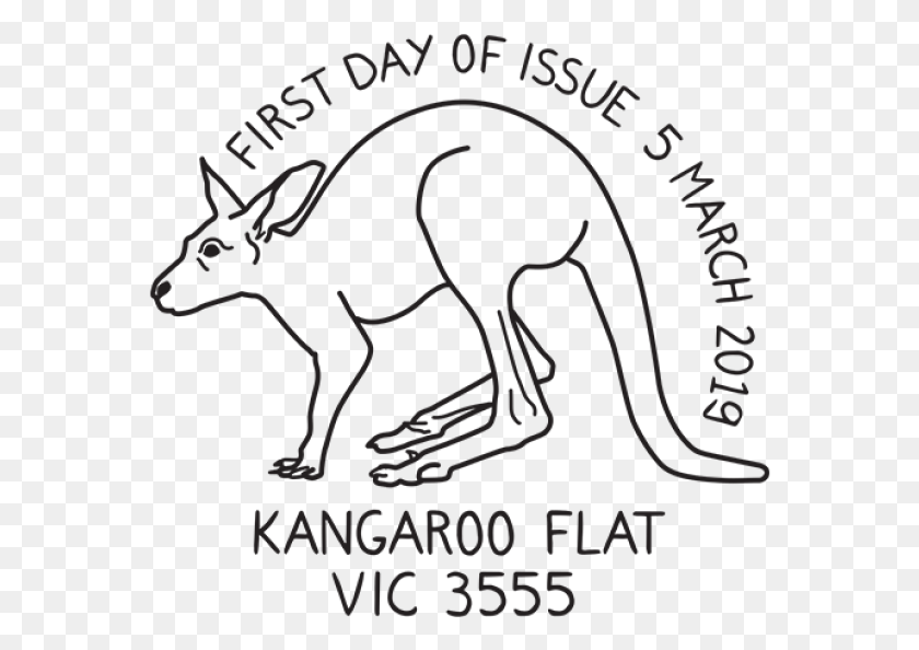 568x534 Australian Fauna Postmark Kangaroo, Poster, Advertisement, Animal HD PNG Download