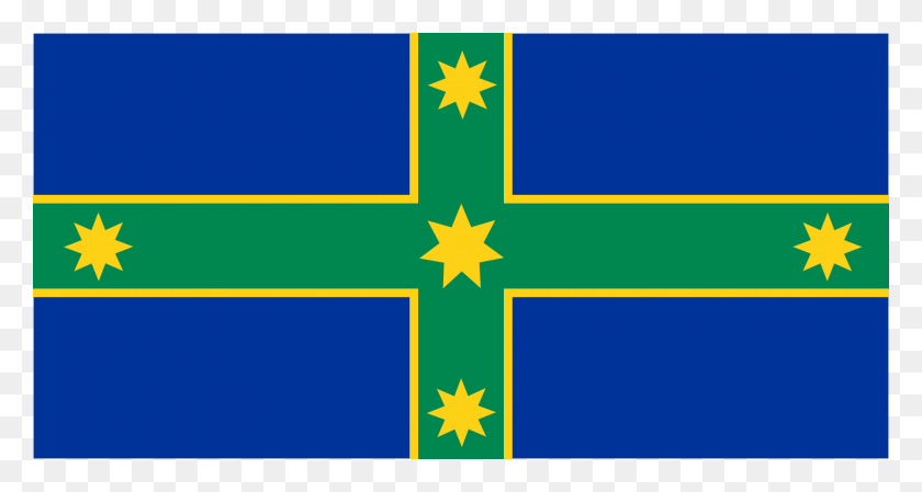2000x1000 Австралийский Флаг Зеленый И Золотой Флаг Австралии Без Юнион Джек, Символ, Звездный Символ, Первая Помощь Png Скачать