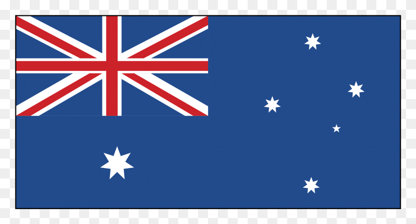 2197x1105 Australian Flag Logo Transparent New Zealand Flag, Symbol, Logo, Trademark HD PNG Download