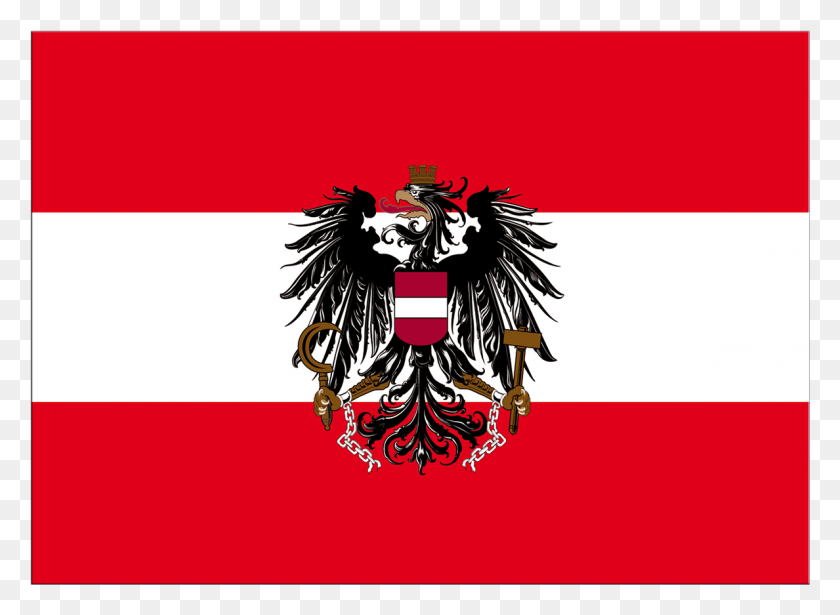 1188x846 Austria Eagle Flag Sticker 3x4 Sterreich Adler Flagge, Symbol, American Flag, Emblem HD PNG Download