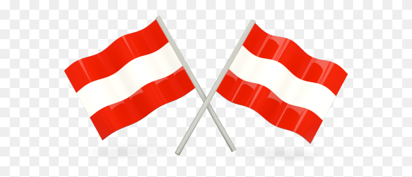 641x302 Austria Two Wavy Flags Argentine Flag, Symbol, American Flag, Arrow HD PNG Download