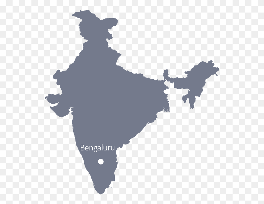 555x591 Ausy Карта Индии Контур Карты Индии, Дерево, Растение, Земля Hd Png Скачать