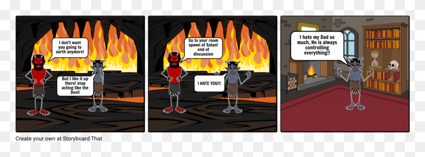 Authoritarian Devil Cartoon, Comics, Book, Fire HD PNG Download