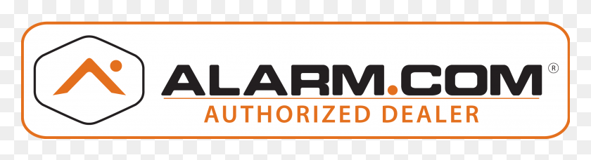 2548x551 Authorized Dealer Logo Horizontal Alarm Com Authorized Dealer, Symbol, Trademark, Word HD PNG Download