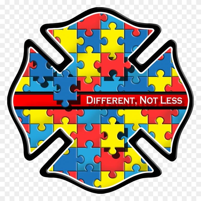 1400x1400 Autism Awareness Car Window Decal Autism Touches Us Yellow Jackets Fire Logo, Jigsaw Puzzle, Game HD PNG Download