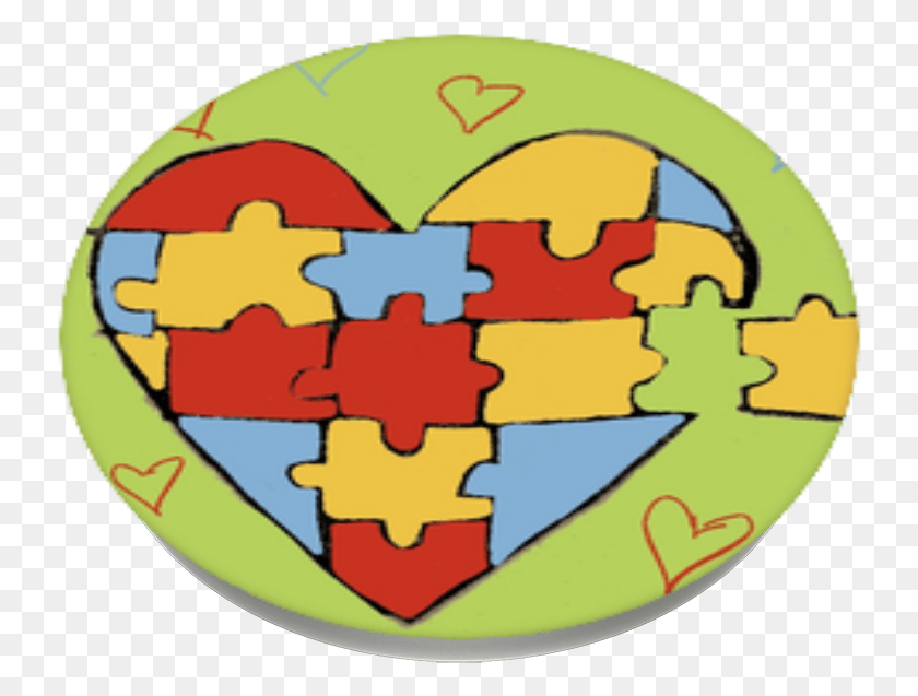 736x577 Autism Speaks Love Popsockets Circle, Jigsaw Puzzle, Game, Astronomy HD PNG Download