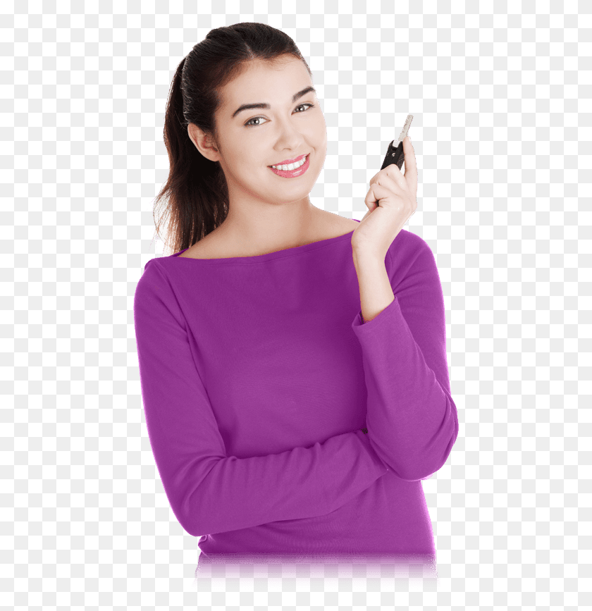 463x807 Auto Loans With No Money Down Girl Car Keys, Clothing, Apparel, Person Descargar Hd Png