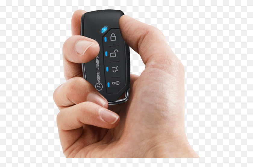 492x494 Auto Remote Starter Feature Phone, Person, Human, Mobile Phone HD PNG Download