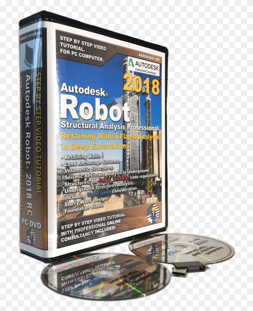727x975 Descargar Png Autodesk Robot Electronics, Dvd, Disco, Texto Hd Png