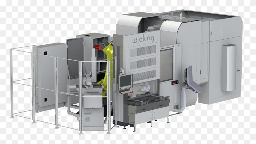 1825x968 Automated Grinding Cell For Parts Used In Aircraft Machine, Printer, Metropolis, City HD PNG Download