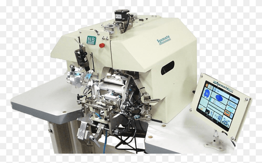 1019x607 Automatic Button Sewing Amp Neck Wrapping Machinenb7000v Milling, Machine, Lathe, Microscope HD PNG Download