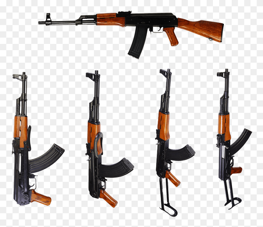 774x664 Automatic Kalashnikov Ak Firearms Butt Rifle Firearm, Weapon, Weaponry, Gun HD PNG Download