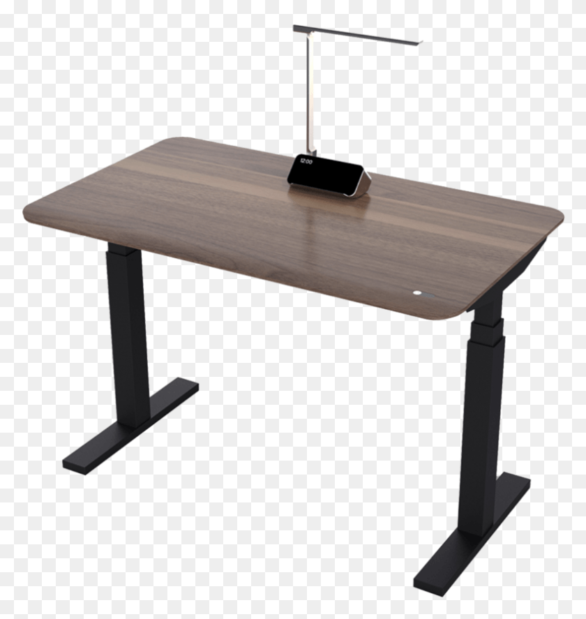 789x837 Automatic Standing Desk Desk, Tabletop, Furniture, Table HD PNG Download