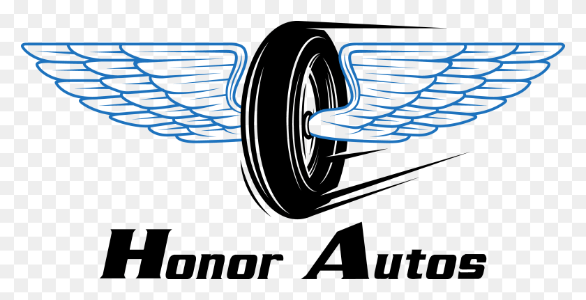 4500x2146 Autos Honor Autos Graphic Design Logo Biker, Text, Symbol, Trademark HD PNG Download