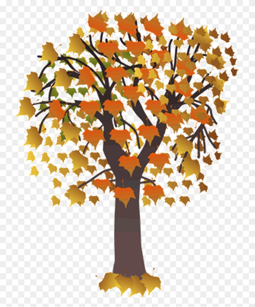 735x951 Autumn And Fall Clip Art Collections Draw A Maple Tree, Chandelier, Lamp, Plant HD PNG Download