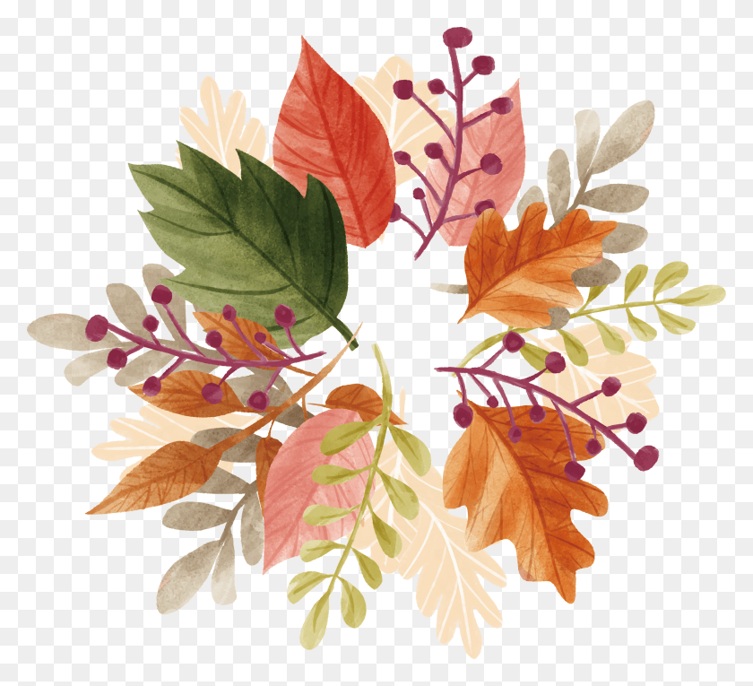 2721x2461 Осенний Лист Заголовок Осень Графика, Растение, Орех, Овощи Hd Png Скачать