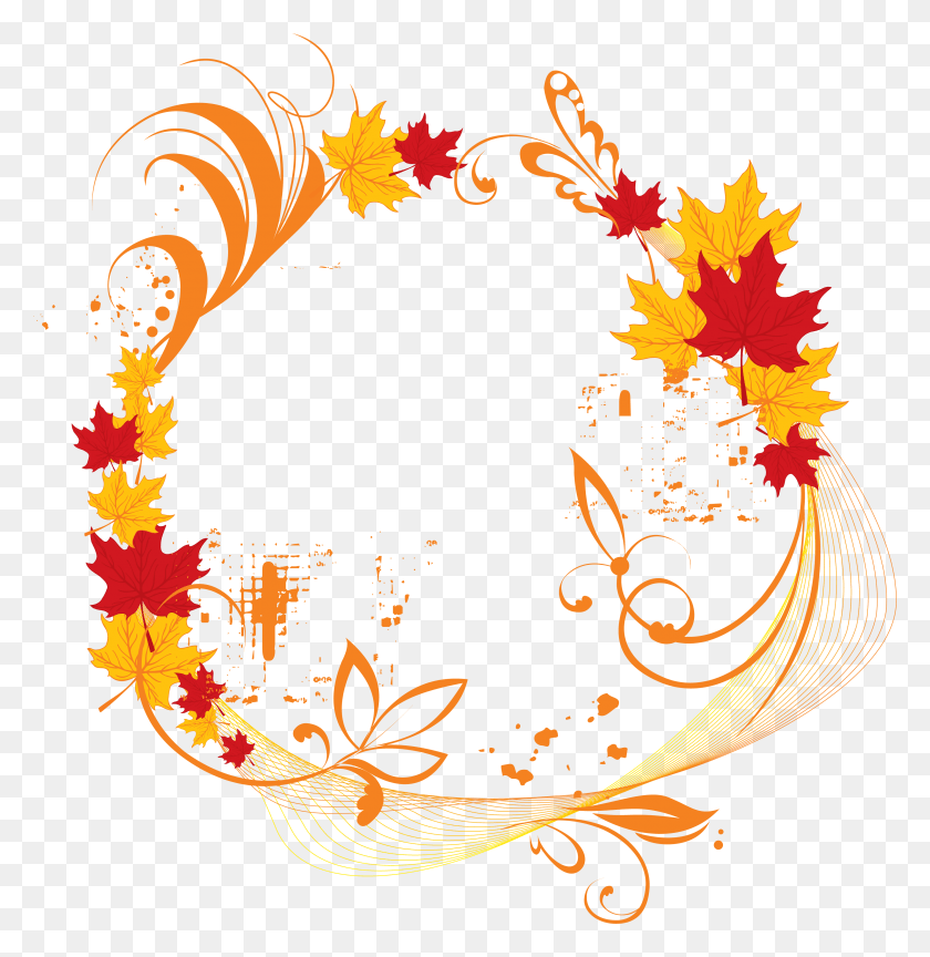 3239x3342 Otoño Png, Gráficos, Diseño Floral Hd Png