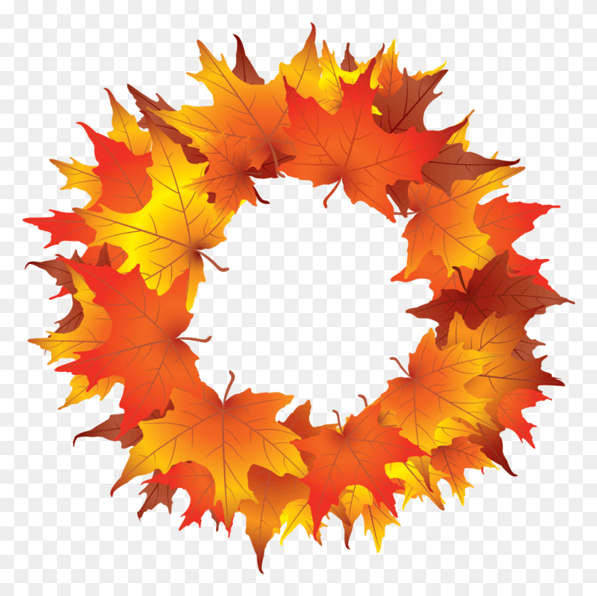 985x983 Autumn Wreath Kid Images Clipart Fall Wreath Clip Art, Leaf, Plant, Maple Leaf HD PNG Download