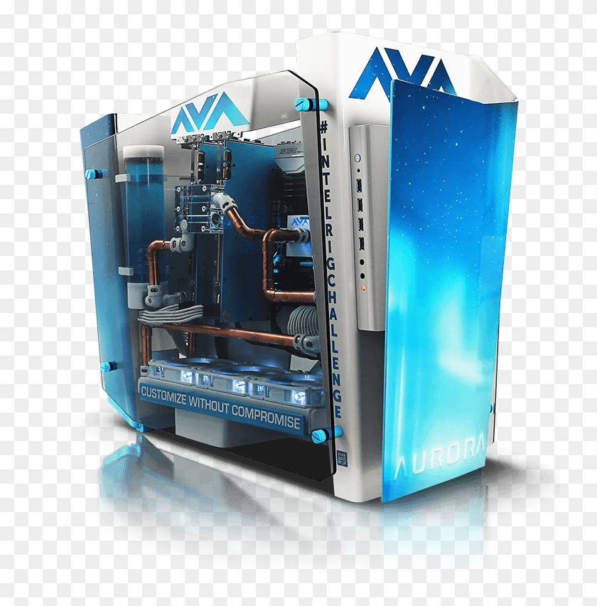736x792 Avadirect Aurora Intel Extreme Rig Challenge, Box, Computer, Electronics HD PNG Download