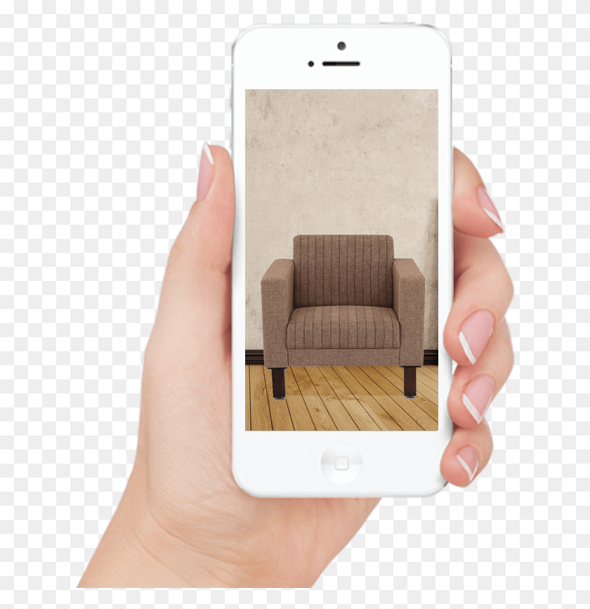 627x807 Доступно Для Ios Amp Android Mobile Frame In Hand, Furniture, Mobile Phone, Phone Hd Png Download