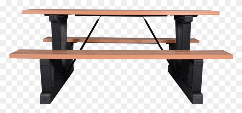 1103x472 Available Recycled Plastic Lumber Colours Picnic Table, Furniture, Bench, Table HD PNG Download