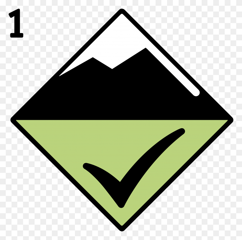 6598x6544 Avalanche Low Danger Level Avalanche Danger Signs, Triangle, Label, Text HD PNG Download