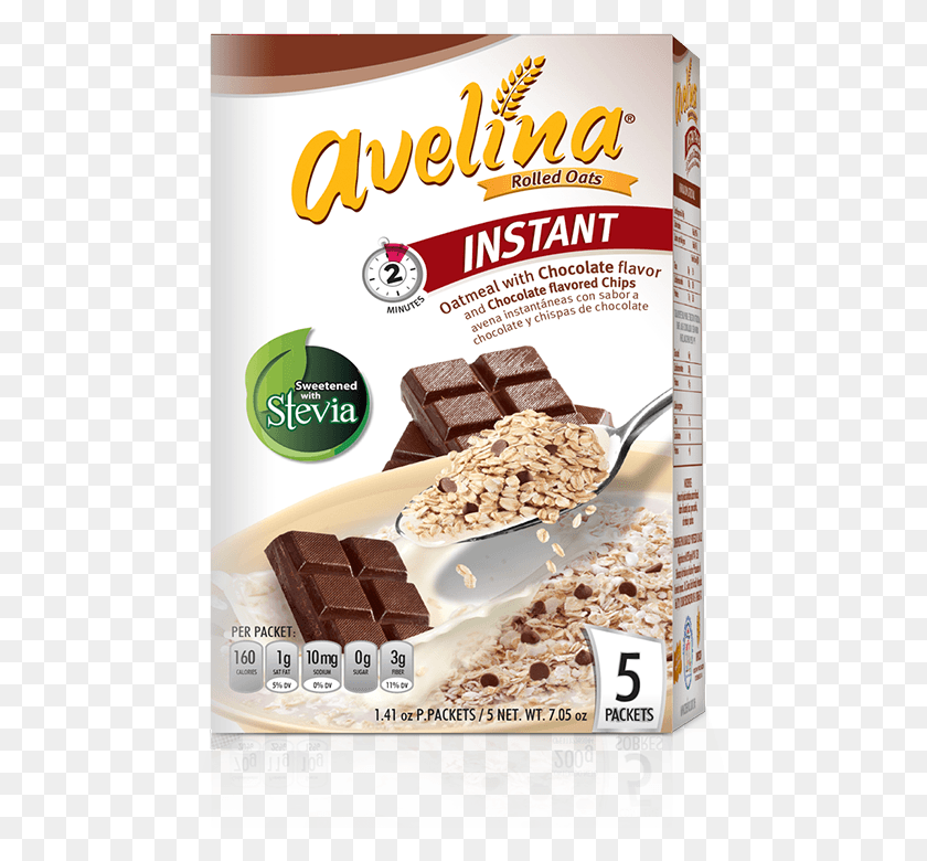 493x720 Avelina Instant Oatmeal With Chocolate Flavor And Chocolate Avelina Instantanea Con Stevia Cream Toffee Cappuccino, Fudge, Dessert, Food HD PNG Download
