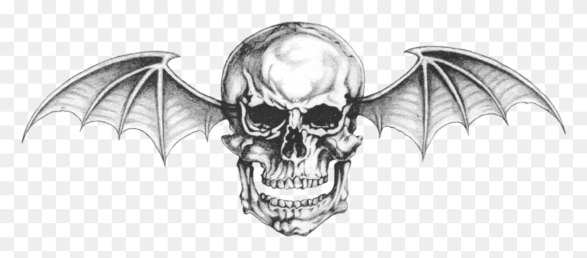 1263x502 Avenged Sevenfold Avenged Sevenfold Death Bat, Рентген, Компьютерное Сканирование, Рентгеновская Пленка С Медицинской Визуализацией Hd Png Скачать