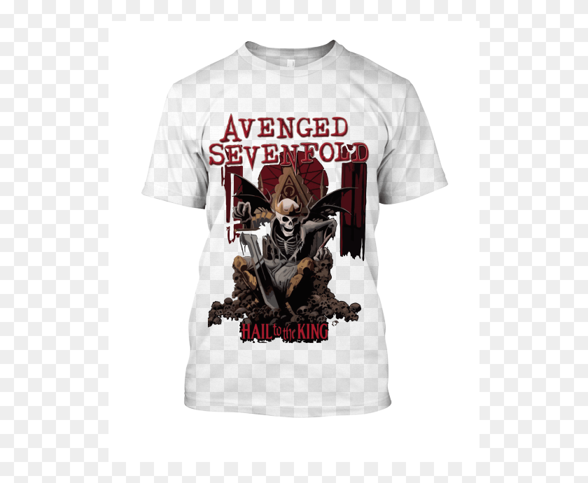530x630 Avenged Sevenfold Band T Shirt Science Student T Shirt White, Clothing, Apparel, T-shirt HD PNG Download