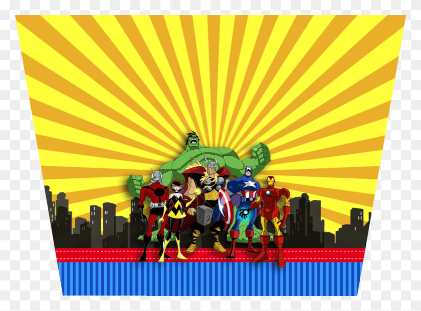 1474x1062 Avengers Comic Version Free Printable Labels Fazendo Minha Festa Os Vingadores, Graphics, Person HD PNG Download