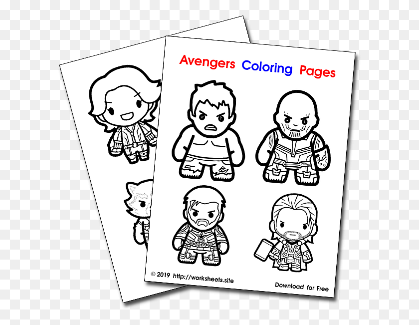 608x591 Avengers Endgame Coloring Pages Cartoon, Label, Text, Comics HD PNG Download